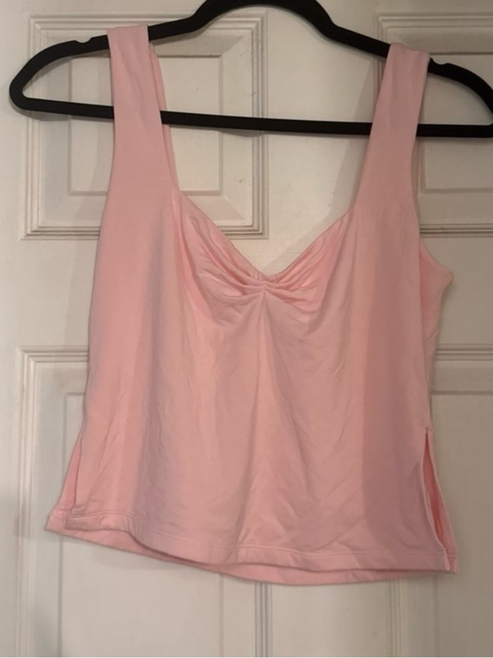 Brand New White Fox Taking Off Top Baby Pink Women’s Size Large